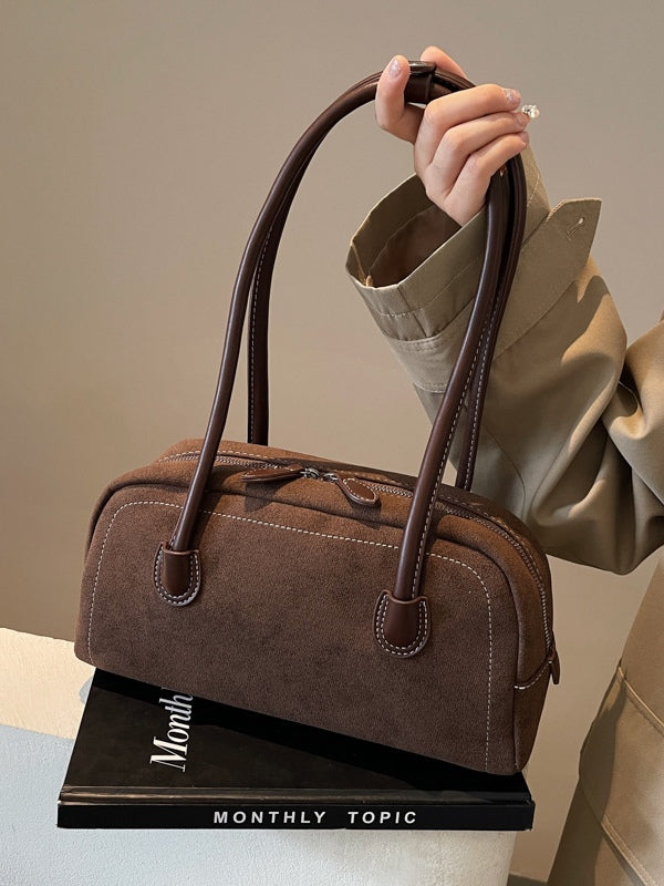 Borsa a spalla retro opaca borsa cuscino casual