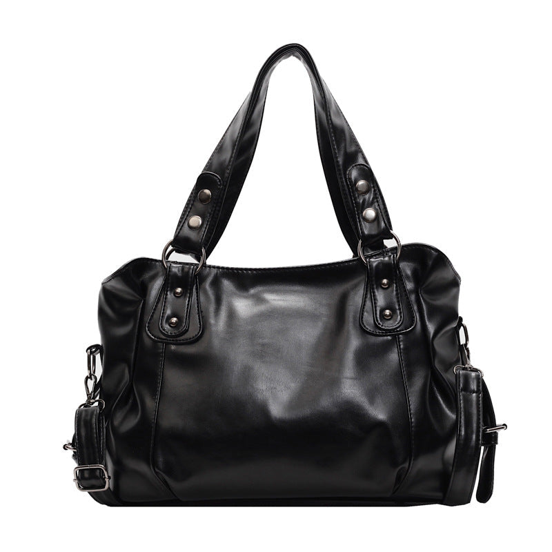 Borsa a spalla di alta gamma in stile retro casual