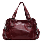 Borsa a spalla di alta gamma in stile retro casual