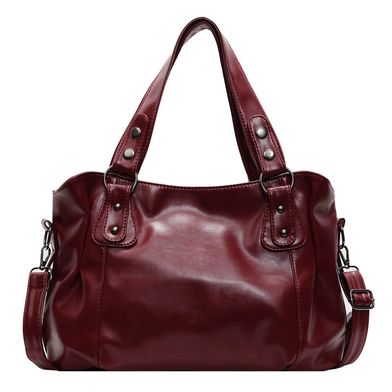 Borsa a spalla di alta gamma in stile retro casual