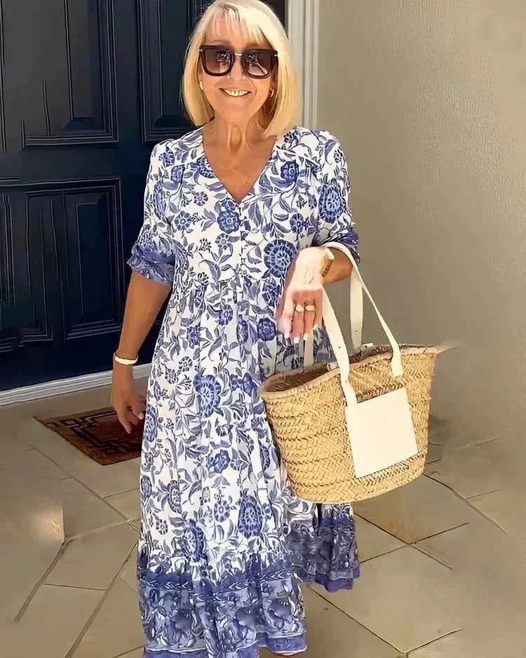 Rosetta™ | Abito Bohemien a V