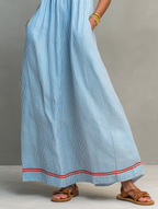 Ari | Vestito Blu con Spalline Sottili e Tasche