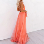 Ginevra | Maxi Abito Luce Corallo
