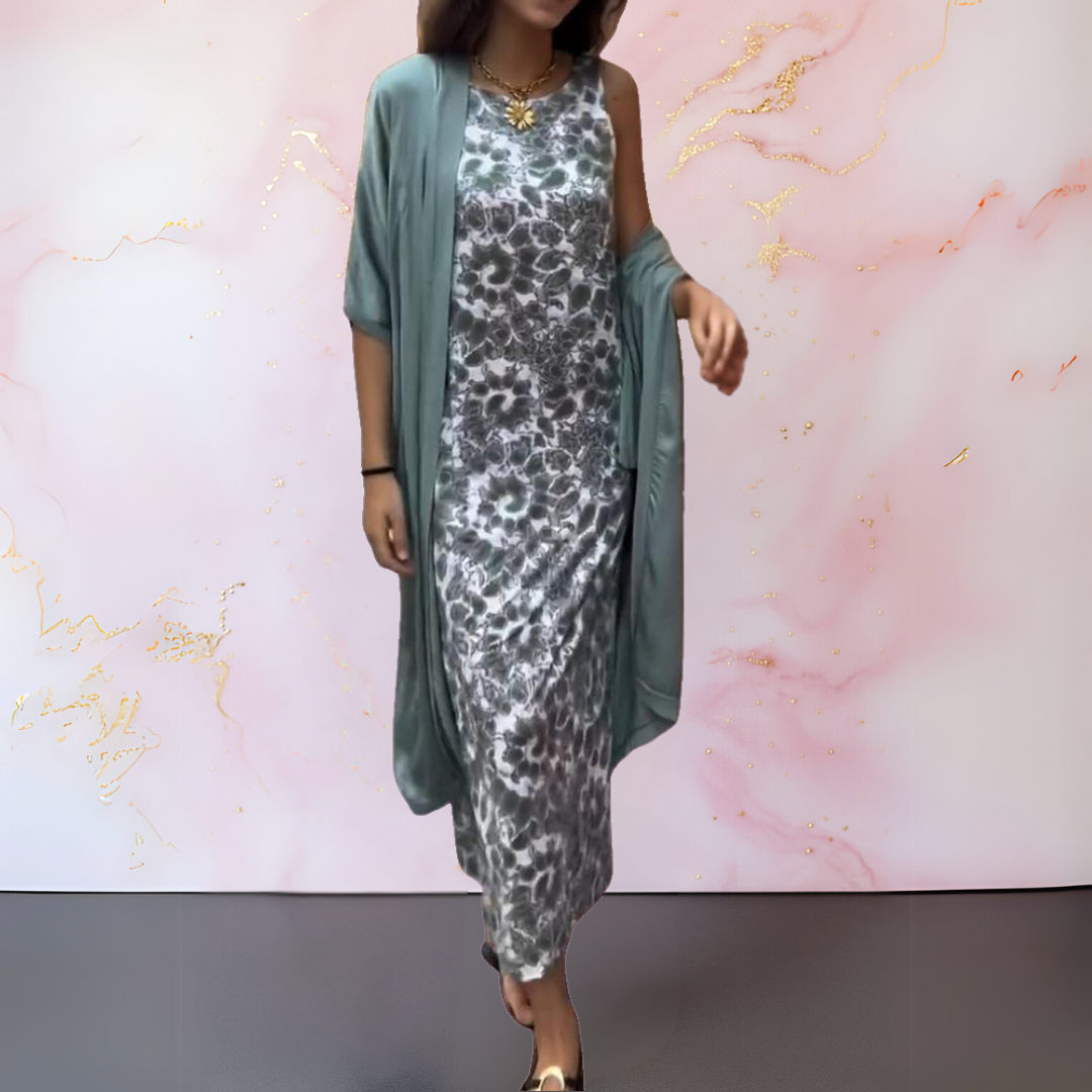 Diana™ | Abito Elegante con Cardigan