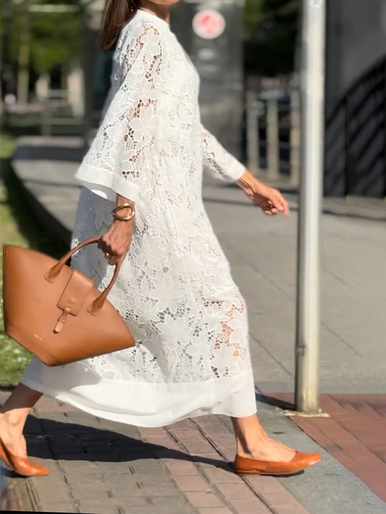 Audrey™ | Abito in Pizzo Comodo