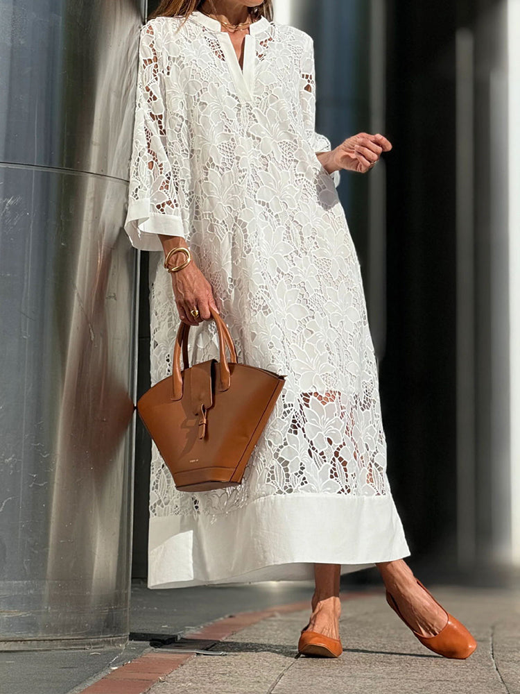 Audrey™ | Abito in Pizzo Comodo