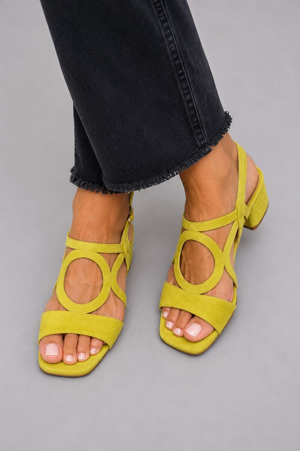 Cedra | Sandali con tacco geometrico