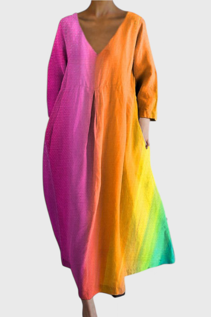 Isalinde | Abito V-neck Comodo