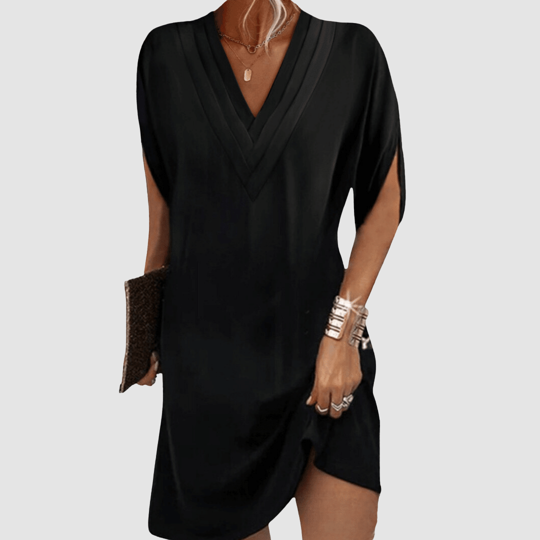 Alysa™ | Abito Elegante con Maniche a Tre Quarti