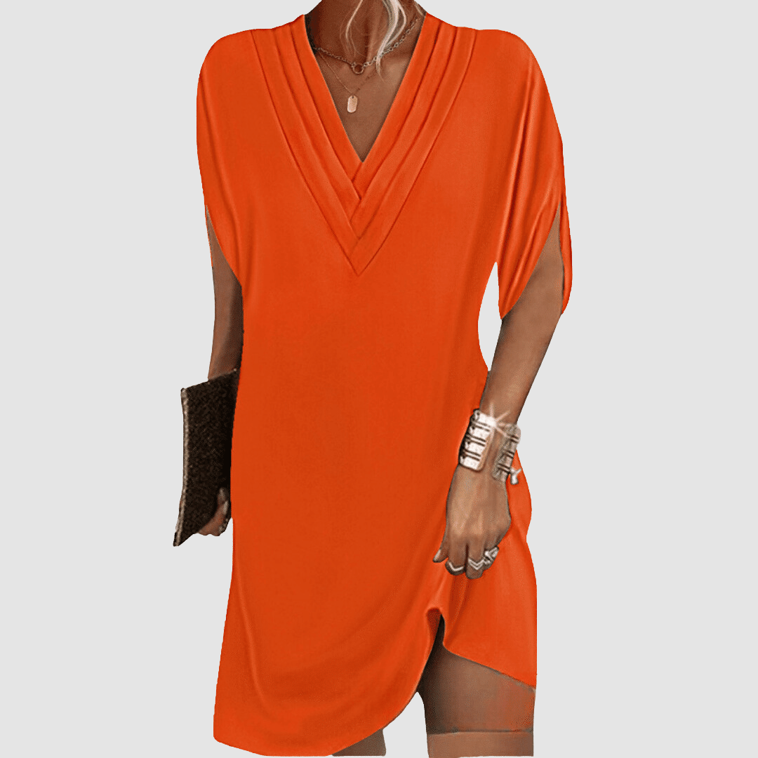 Alysa™ | Abito Elegante con Maniche a Tre Quarti