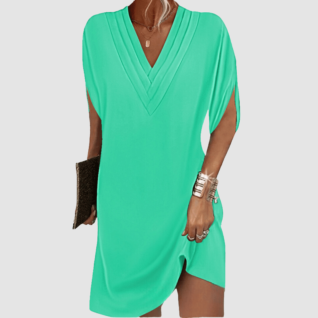 Alysa™ | Abito Elegante con Maniche a Tre Quarti