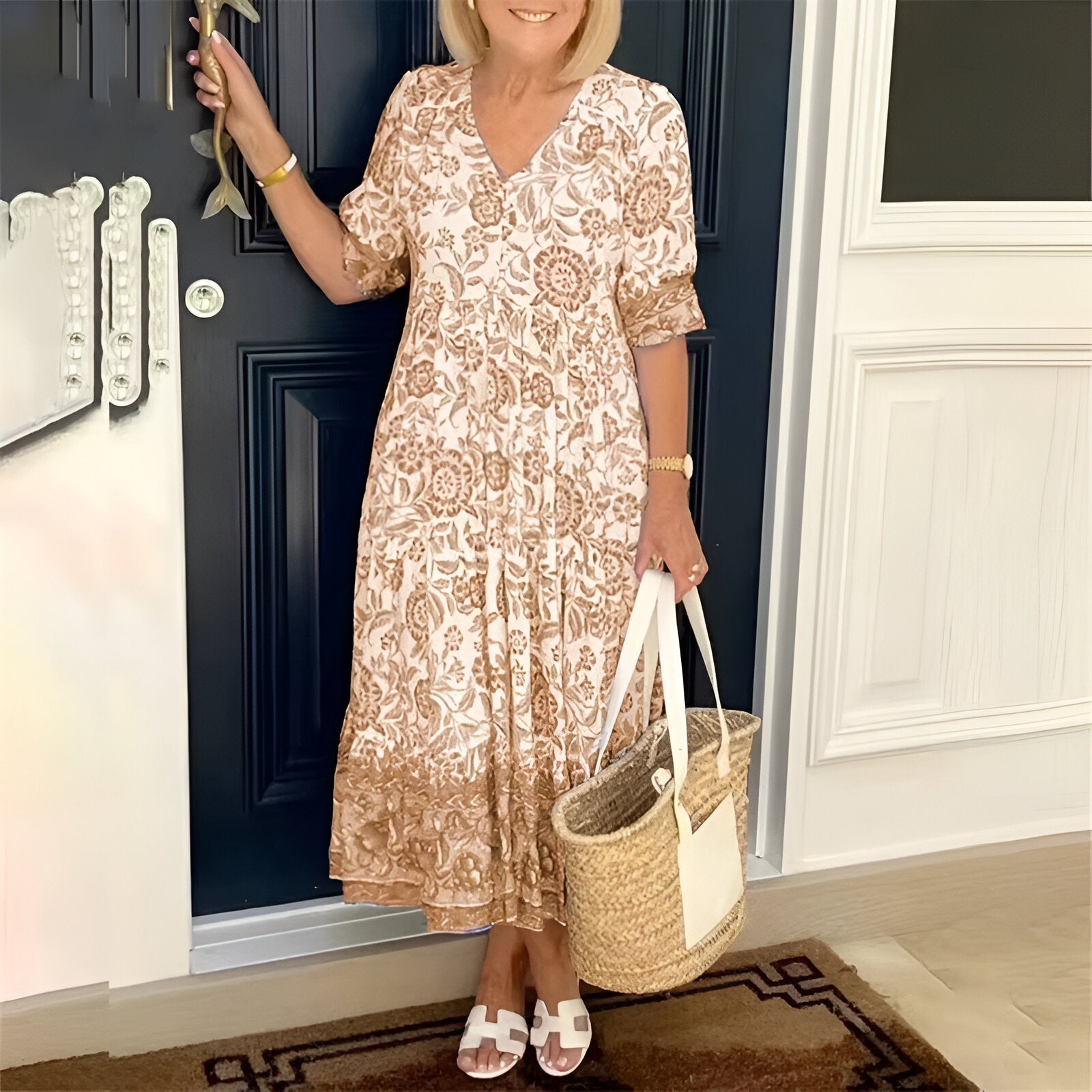 Rosetta™ | Abito Bohemien a V