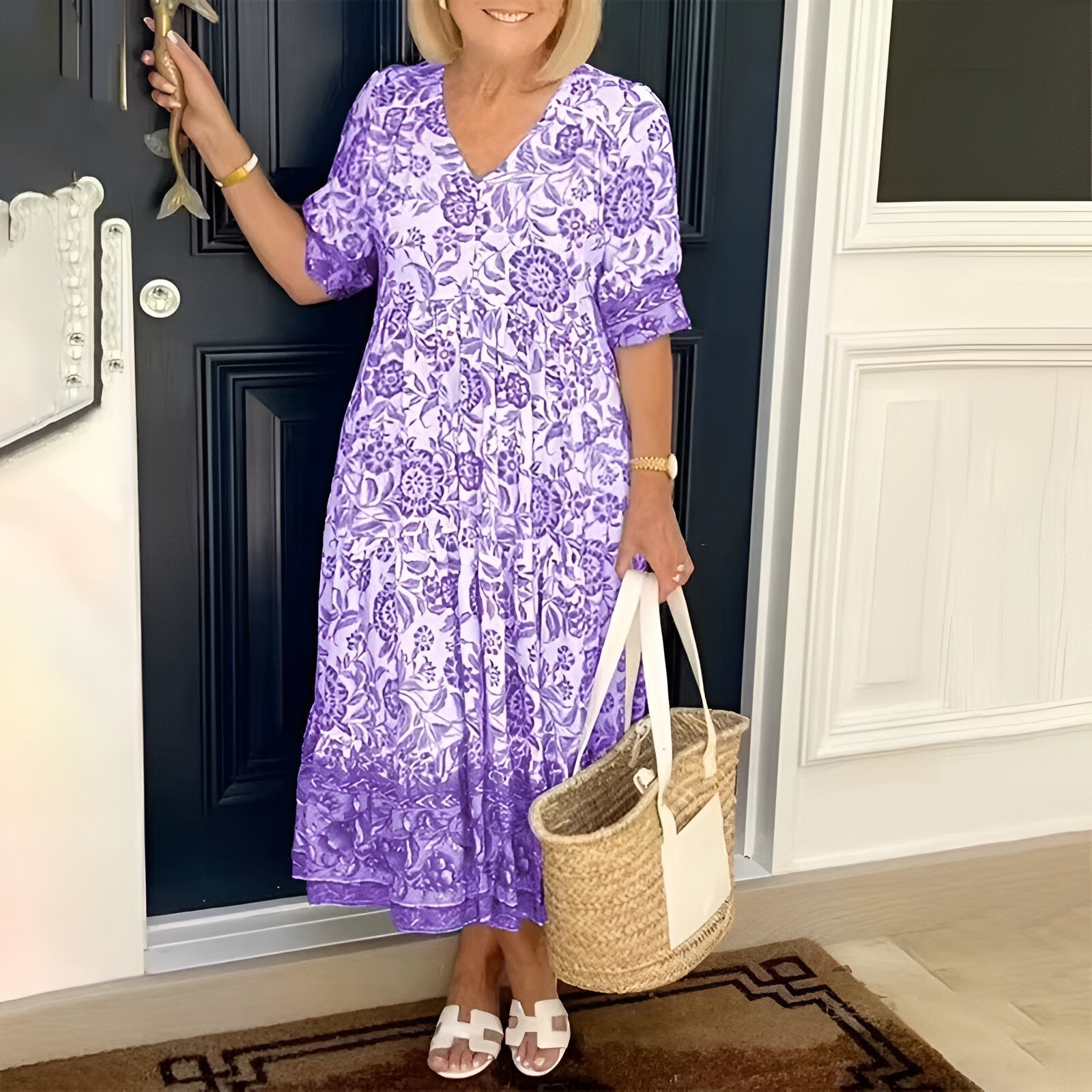 Rosetta™ | Abito Bohemien a V
