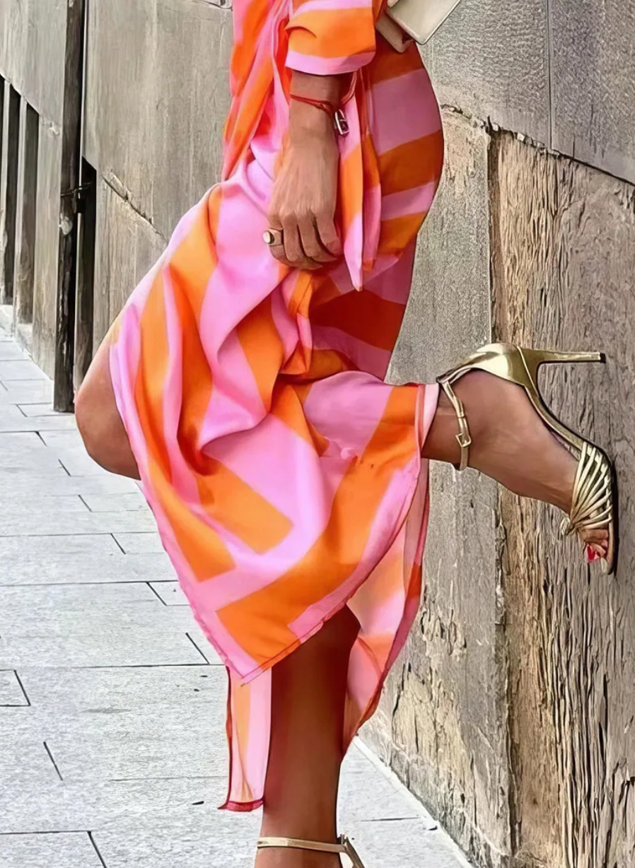 Elvina™ | Vestito avvolgente stampato