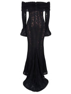 Abito Maxi in Pizzo Off-Shoulder