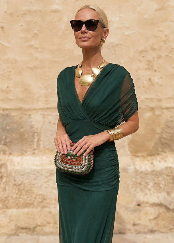 Morgan | Elegante Vestito Verde