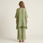 Alessia | Set in Cotone-Lino a Due Pezzi a Righe 5 colori