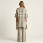 Alessia | Set in Cotone-Lino a Due Pezzi a Righe 5 colori