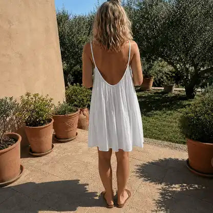 Isabella — Abito lungo con schiena scoperta