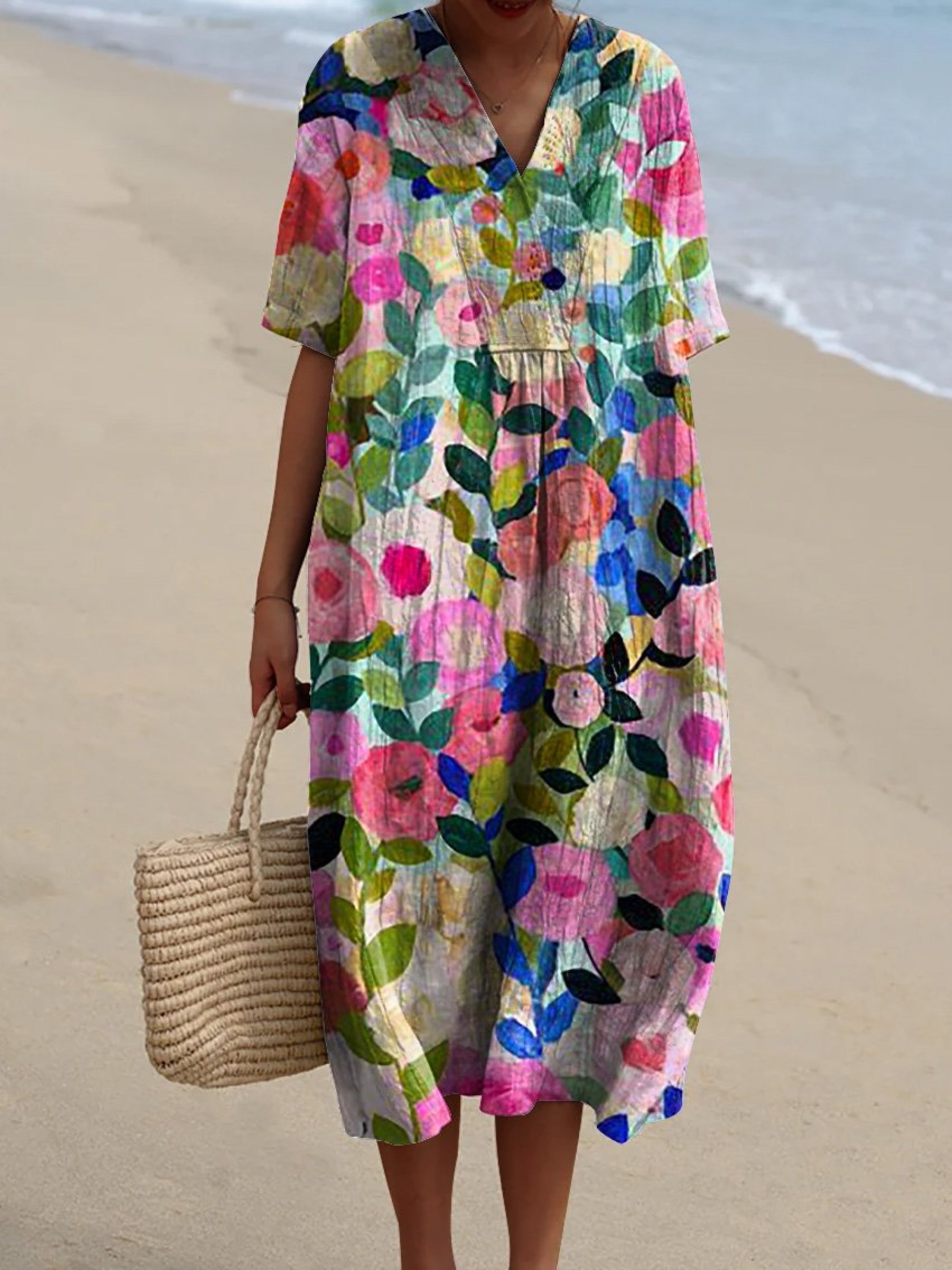 Bente™ | Vestito Vintage a Fiori